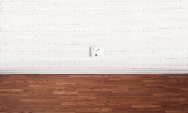 Electrical outlet wall tab with usb outlets on a wall Electrical outlet wall tab with usb outlets on a wall usb port photos stock pictures, royalty-free photos & images