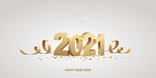 frohes neues jahr 2021 - w2 stock-grafiken, -clipart, -cartoons und -symbole