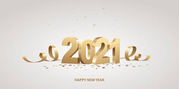 szczęśliwego nowego roku 2021 - w2 stock illustrations