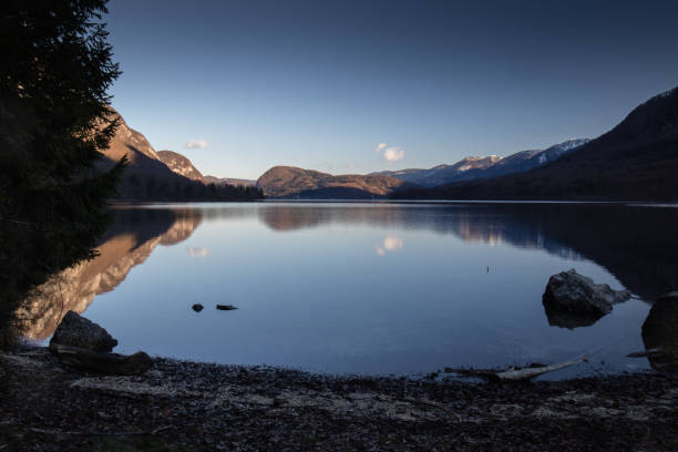 istock mountain reflection on lake bohinj in wintertime 1200770880