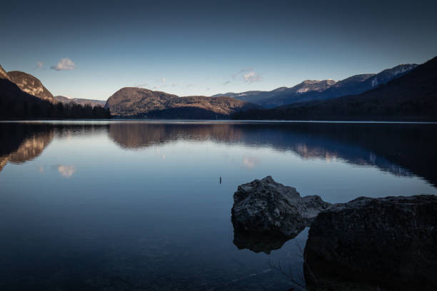 istock mountain reflection on lake bohinj in wintertime 1200772863