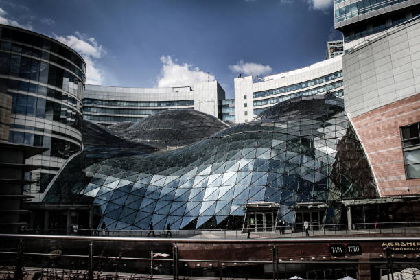 Golden Terraces shopping mall in city center of Warsaw. the newest and no doubt the most sophisticated shopping mall in Warsaw. April 2008, Warsaw, Poland.