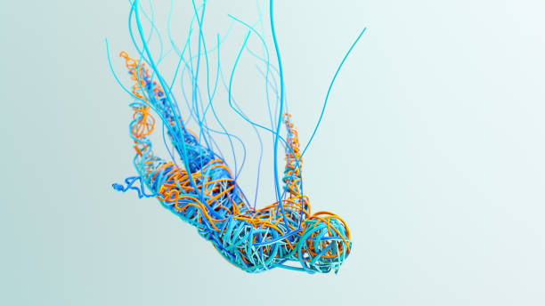 istock Human body made of wires 1200775914