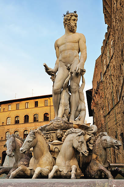 istock Statue of neptune fountain 120077698