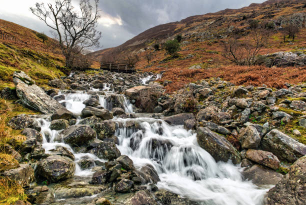Mountain Waterfall in the Lake District