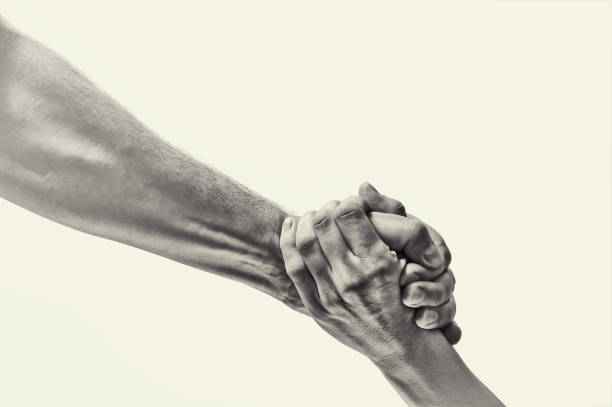 istock Concept of salvation, donorship, helping hand. 1200790918