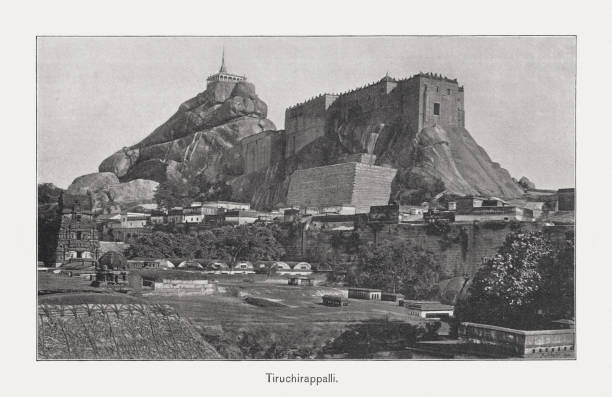 istock Tiruchirappalli Rock Fort, Tamil Nadu, India, raster print, published 1897 1200795365