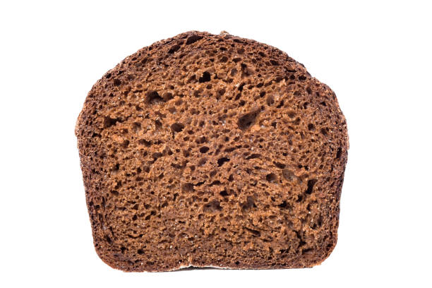 istock Slice of bread isolated on white 1200799040