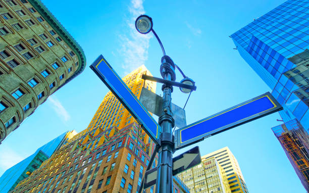 istock Road signs in Midtown Manhattan reflex 1200804814