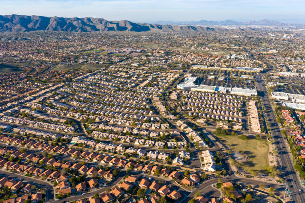 istock Desert Southwest Real Estate from Above Phoenix Area 1200809368
