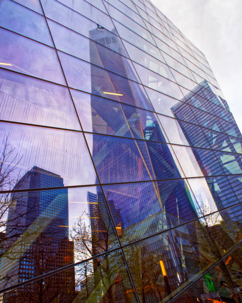 istock One World Trade Center skyscraper reflected in a glass building 1200809984