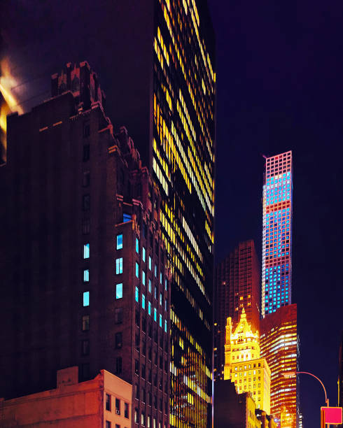 istock West 43rd Street Midtown Manhattan night reflex 1200812161