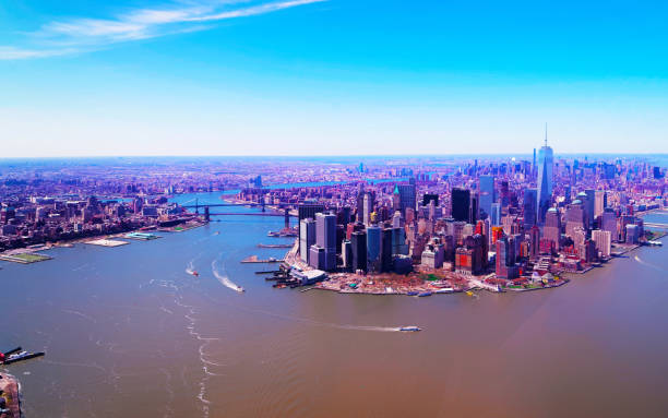 istock Manhattan with Hudson River and East River NYC reflex 1200813081