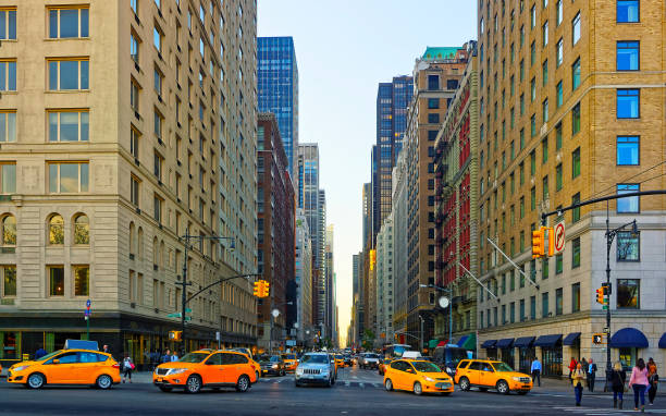 istock Crossroad on 6th avenue in Midtown Manhattan reflex 1200813611