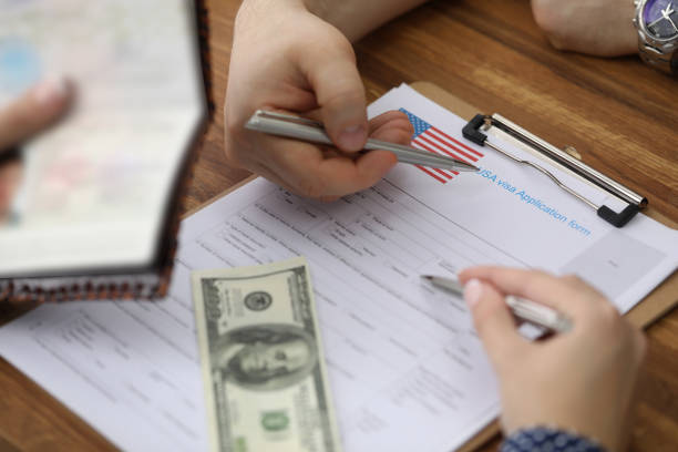 istock Document to entry country legally 1200829564