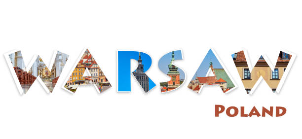 istock Word Warsaw on a white background 1200829765