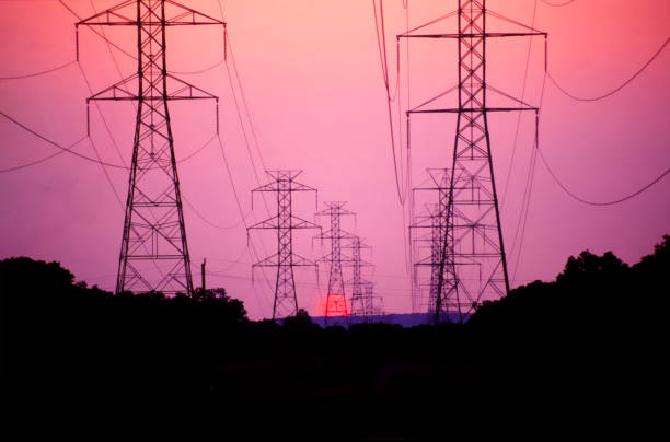 istock High Power Lines at Sunset 1200833315