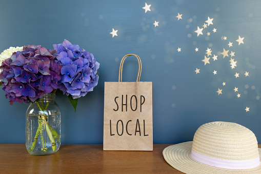 shop local message for small businesses