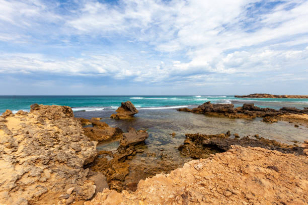 istock Rocky ocean coast in South Australia 1200848647