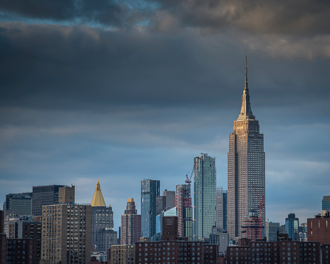 New York City, Urban Skyline, Empire State Building, City, Night