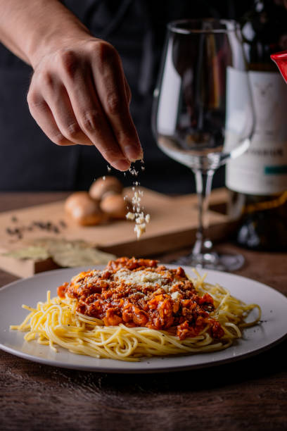 istock Italian spaghetti with a bolognese meat sauce 1200870244