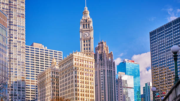 istock Chicago Skyline. Old City. Business District 1200878203
