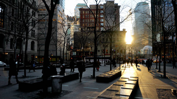 istock Park at Manhattan Financial District 1200878914