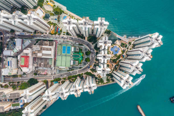 istock Drone view of Aberdeen, Hong Kong 1200882804