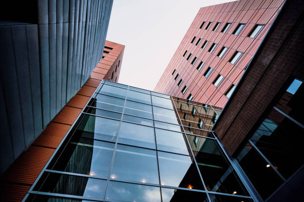 istock Modern skyscrapers in business district，Los Angeles 1200890581
