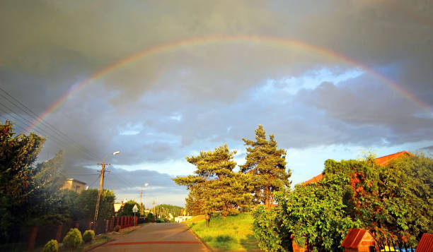 istock A beautiful rainbow after the storm 1200895242