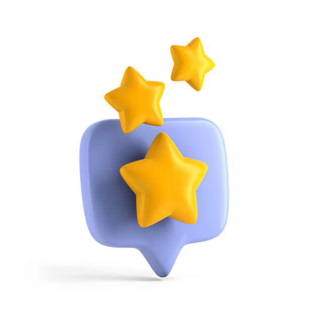 istock Abstract rating star like positive feedback 1200899068