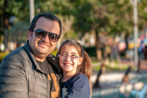istock Turkish happy father and her daughter hugging 1200904112