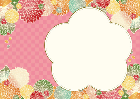 spring flower designs with Japanese style
