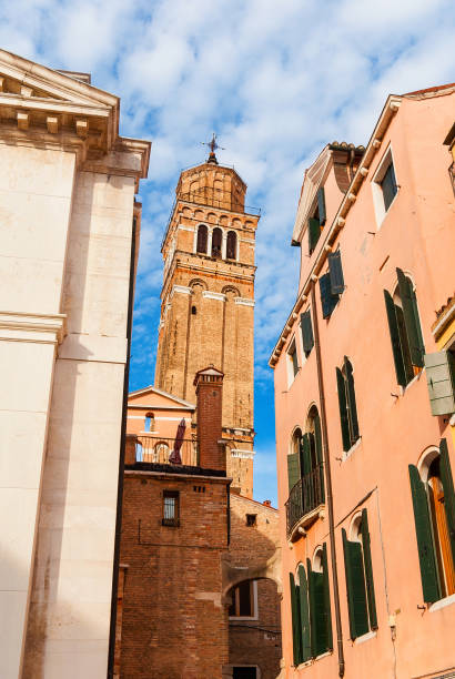 istock Santo Stefano bell tower in Venice 1200913902