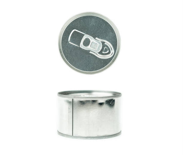 istock Top view Aluminum can and Tin can with copy space on isolated 1200914165