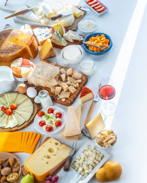 istock Cheese board with many varied cheeses 1200915317