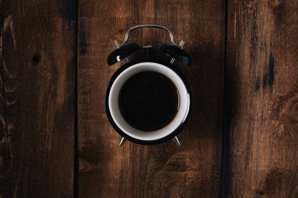 istock Hot Coffee Retro with Alarm 1200919288