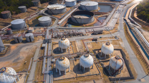 istock Oil Refinery Industry zone 1200920866