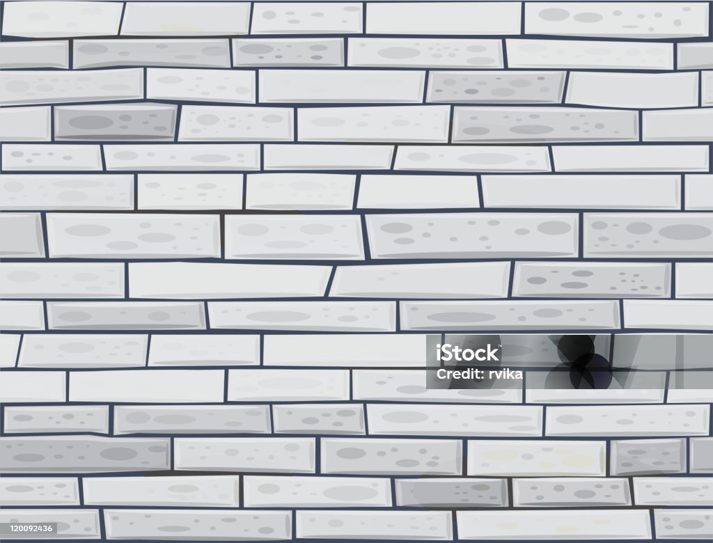 Vector Seamless Brick Wall Made Of White Bricks Stock Illustration ...