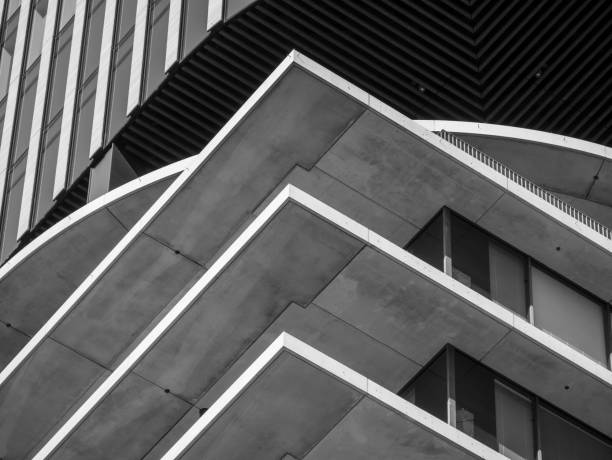 istock Abstract background architecture lines. modern architecture detail 1200927622