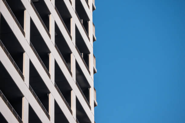 istock Abstract background architecture lines. modern architecture detail 1200931024