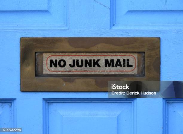 Junk Mail Stock Photo - Download Image Now - No Junk Mail, Abandoned, Advertisement