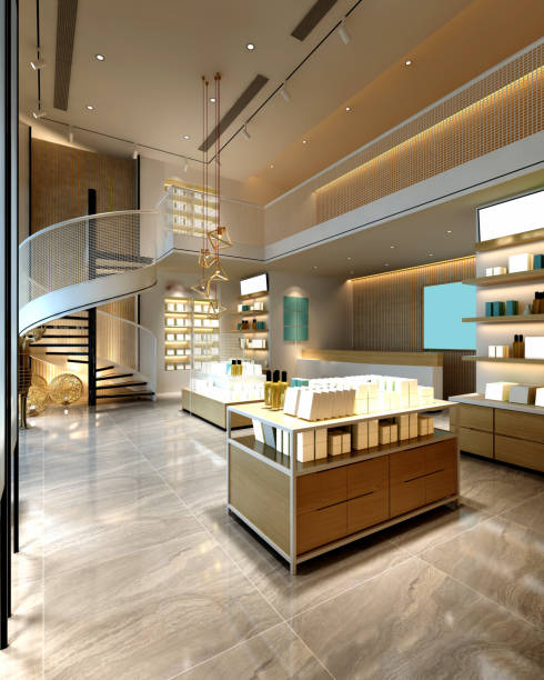 istock 3d render of beauty cosmetics store 1200934005