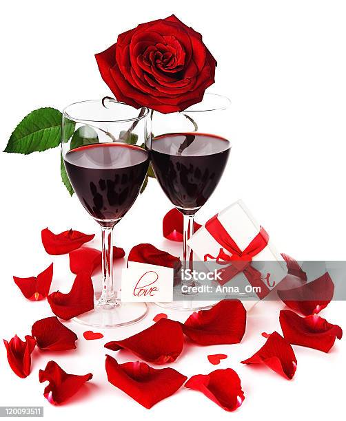 Foto de Comemoração De Férias Românticas e mais fotos de stock de Amor - Amor, Aniversário, Bebida