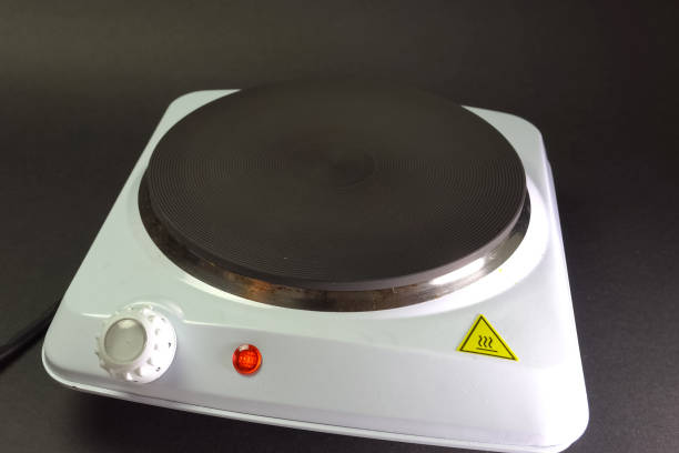 istock Single small electric stove. Kitchen Appliances 1200942006