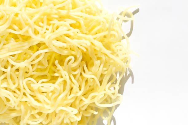 istock raw noodle for Japanese Yakisoba(fried noodle,Chow mein ) in a white backgound 1200945902
