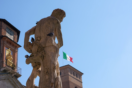 Crostolo Statue named after the river crossing Reggio Emilia