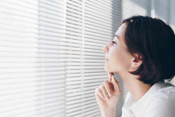istock Smiling woman with short hair 1200950181