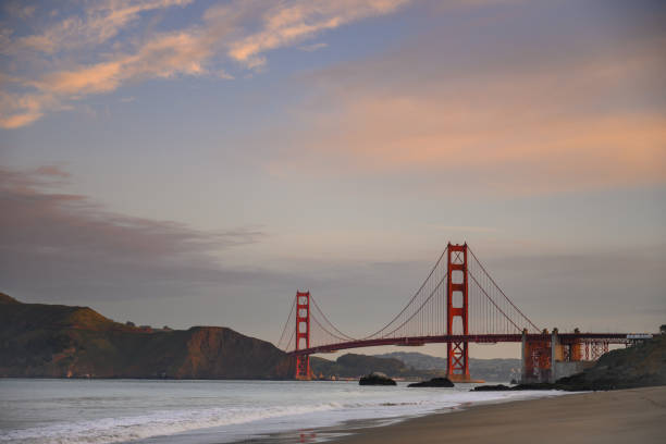 istock Wide Angle View of Golden Gate From Baker Beach 1200959987