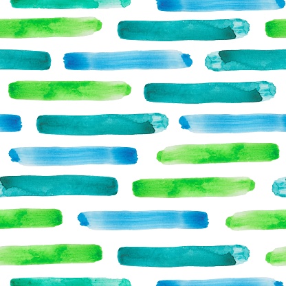 Watercolor seamless abstract pattern with colorful lines